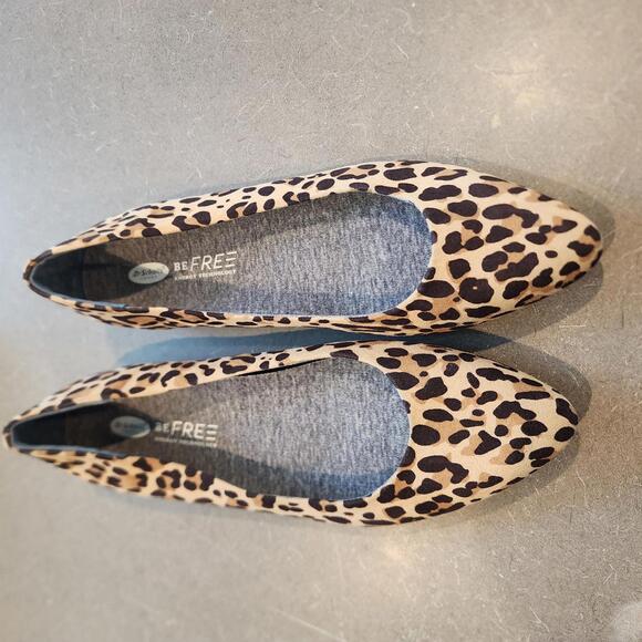Dr. Scholl's Shoes - LKNW Dr. Scholl's "Be Free" leopard print ballet flats worn once flawless 11
